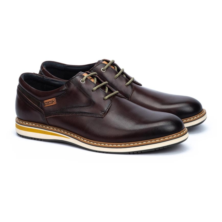 Men's Pikolinos AVILA Dress Shoes Brown | NZ E320A87